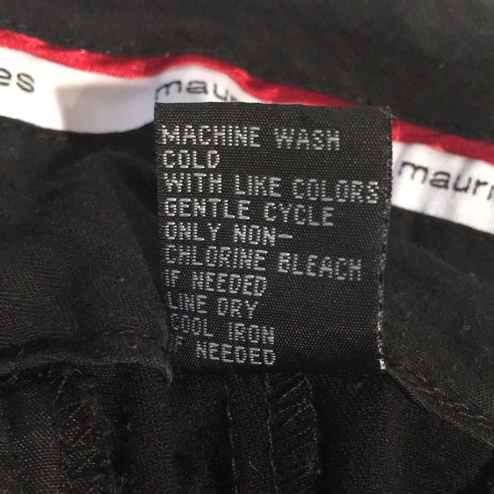 maurices®️ Sz5/6 Black Dress Capris - Picture 10 of 10